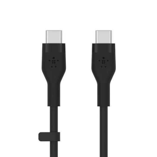 Cable USB-C Belkin CAB009BT1MBW2PK 1 m Pack 2 Unidades Silicona Negro/Blanco