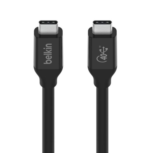 Belkin Inz001bt0.8mbk Cable USB-C 4.0 Pd 100w 80cm Negro