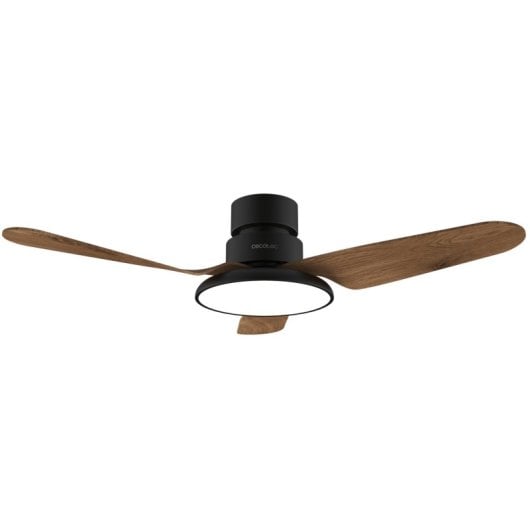 Cecotec EnergySilence Aero 5200 Light Ventilatore da soffitto in legno scuro con luce 73" 30/24W