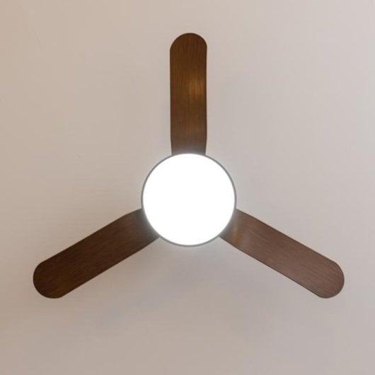Cecotec EnergySilence Aero 5200 Light Ventilatore da soffitto in legno scuro con luce 73" 30/24W