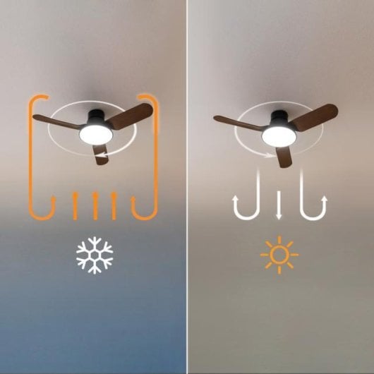 Cecotec EnergySilence Aero 5200 Light Ventilatore da soffitto in legno scuro con luce 73" 30/24W