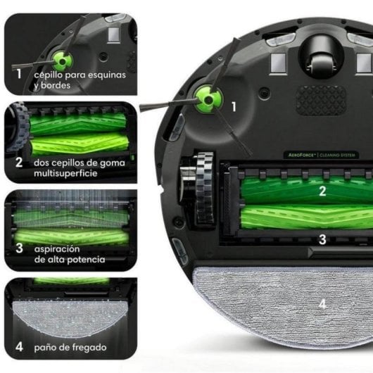 Saugroboter mit Wischfunktion iRobot Roomba Combo i5+ Mit Absaugstation Navigationsklasse Standard Sprachsteuerung
