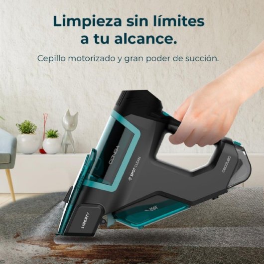Cecotec Conga MotorHand Carpet&Spot Clean 2500 Aspirador Portátil de Estofos a Bateria 16.8V 100W