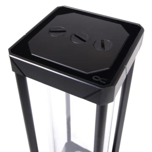 Alphacool Eisbecher Aurora D5 ARGB Depósito Acetal/Vidrio 360ml con Bomba VPP Apex D5