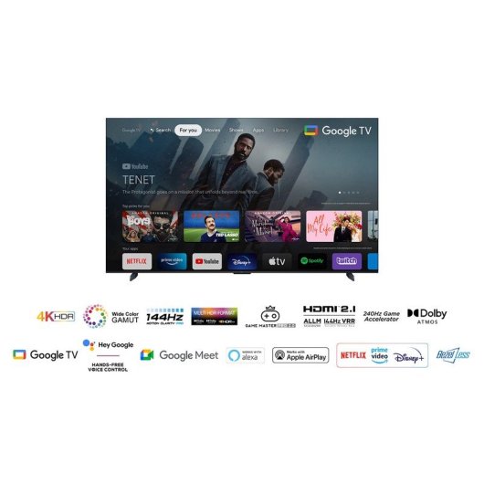 TCL 98P745 98" LED UltraHD 4K HDR10+ Google TV