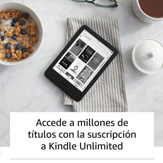 Kindle (2022) Livro Eletrónico 6" 16GB Preto Sem Publicidade