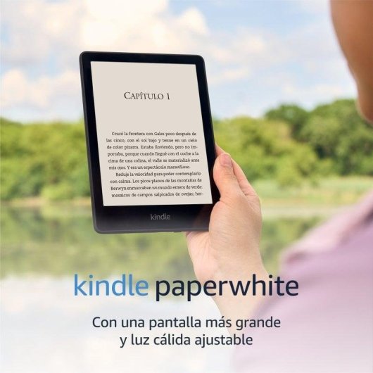 Kindle Paperwhite 11ª Generación Libro Electrónico 6.8" 16GB Negro con Publicidad