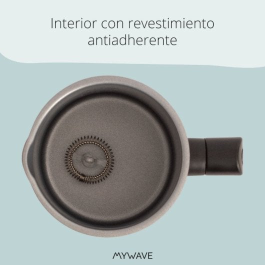MyWave ESP-500 Espumador de Leche 500W con Revestimiento Antiadherente Y Apagado Automático