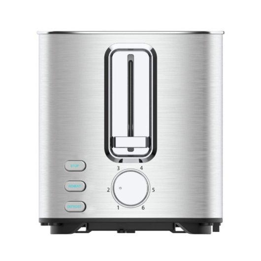 MyWave MWTOS-PLA Tostador Plano con 6 Niveles de Potencia 600W Acero Inoxidable
