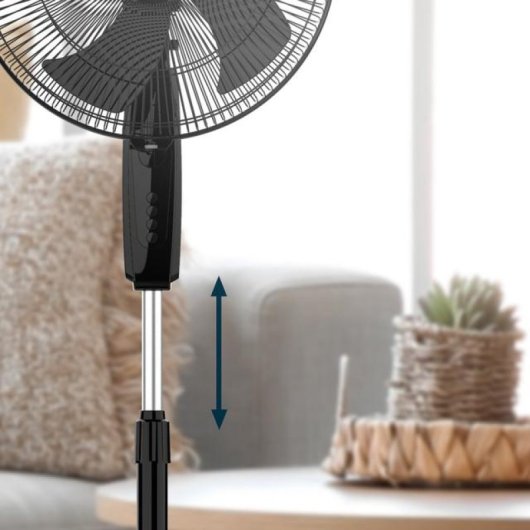 Cecotec Energysilence 515 Maxflow Black Ventilador de Pie 16" 45W con Temporizador Negro