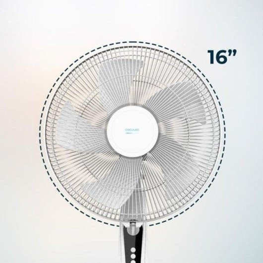 Ventoinha de Pé Cecotec EnergySilence 515 MaxFlow 45W 16" 3 Velocidades Oscilante Temporizador