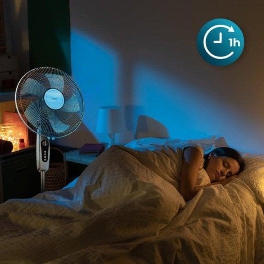 Ventilador Cecotec EnergySilence 515 MaxFlow White 16" 45W Altura Regulável