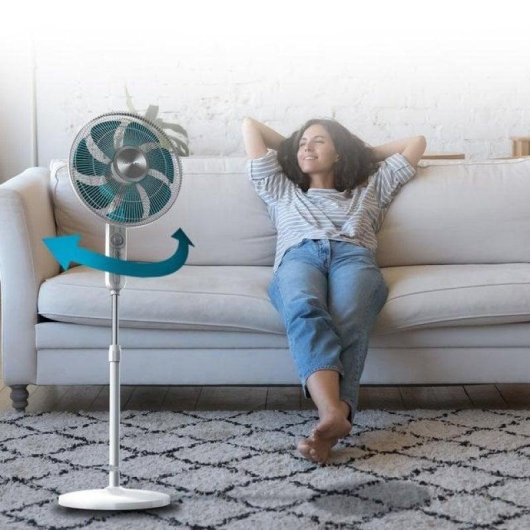 Ventilatore Cecotec EnergySilence 610 Max Flow 70W 16" 4 velocità timer oscillante