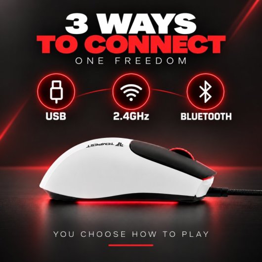 Tempest X18 Shatter Ratón Gaming Wireless 11200DPI