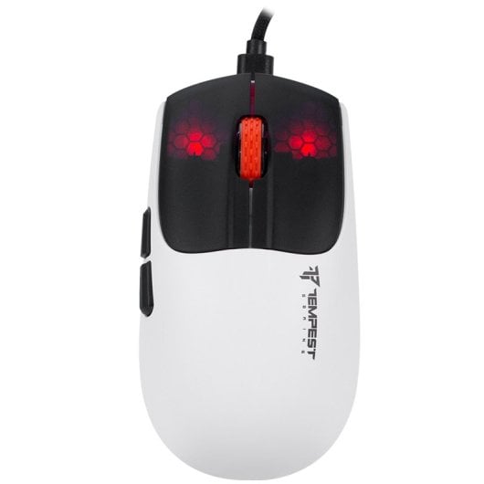 Tempest X18 Shatter Mouse da gioco wireless RGB 11200DPI bianco