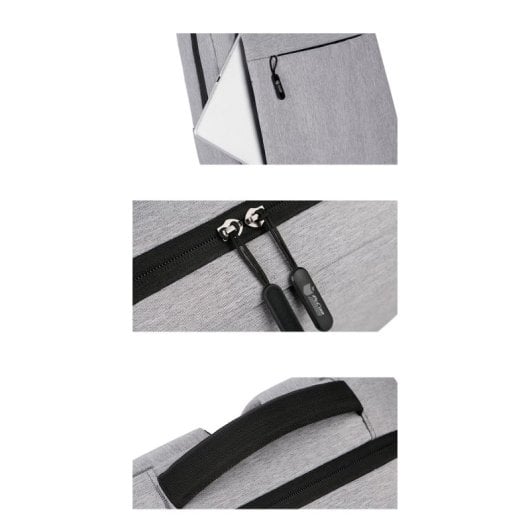 PcCom Essential Mochila para Portátil hasta 15.6" Gris