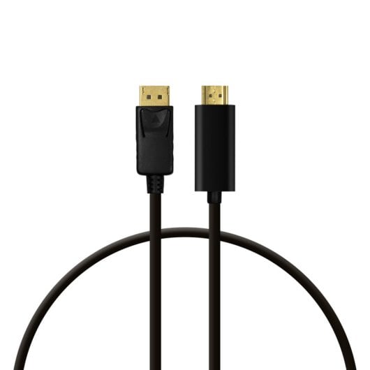 Câble PcCom Essential DisplayPort vers HDMI 1,8 m noir
