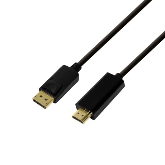 Câble PcCom Essential DisplayPort vers HDMI 1,8 m noir