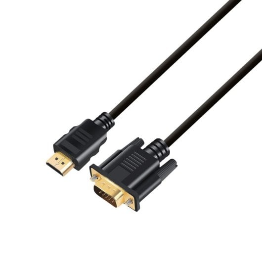PcCom Essential Cable HDMI a VGA de 1.8m Negro