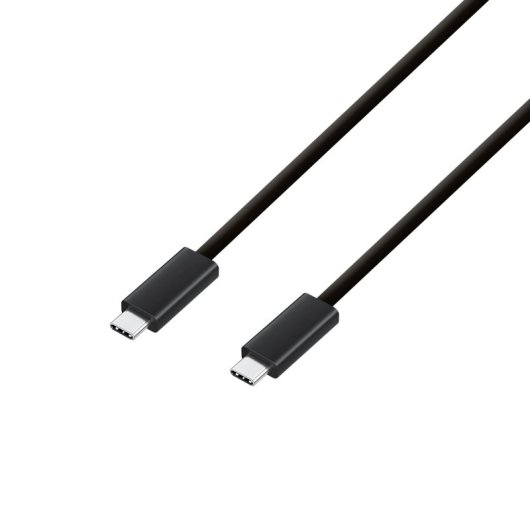 Cabo de carregamento rápido PcCom Essential USB-C para USB-C 4 40 Gbps 8K Vídeo 1m Preto