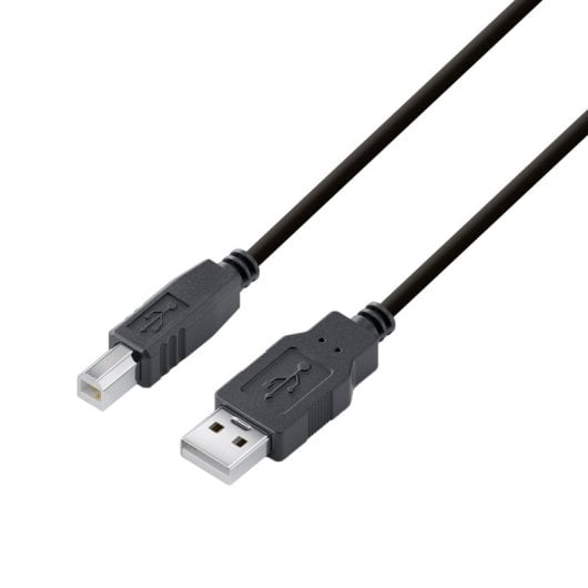 PcCom Essential Cable Impresora USB 2.0 A/B Macho/Macho 3m Negro