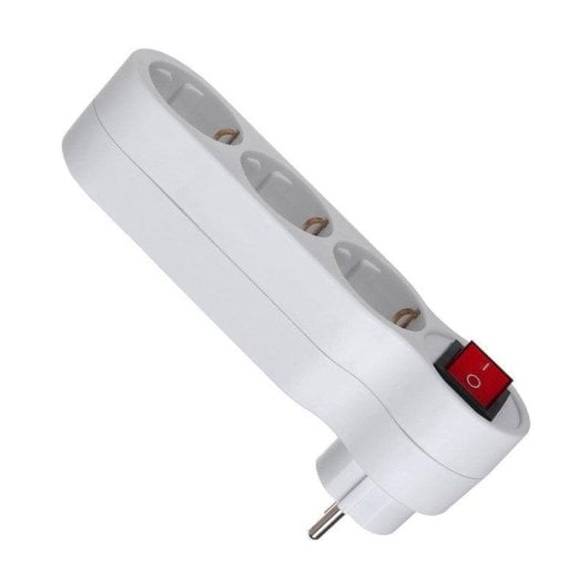 Régua de tomadas Klack 3 Tomadas com Interruptor e Terra Proteção Criança