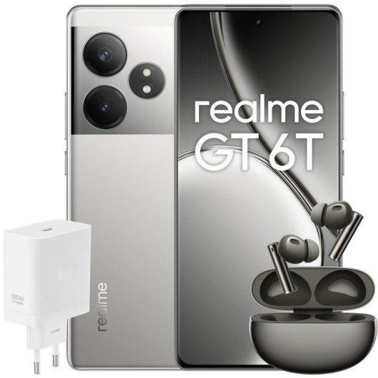Realme GT 6T 5G 8GB 256GB 6.78" Plata