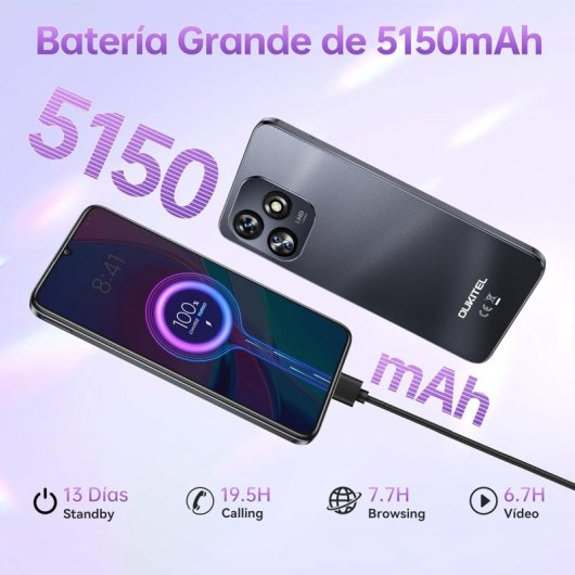 Oukitel C51 6/128GB Negro Libre
