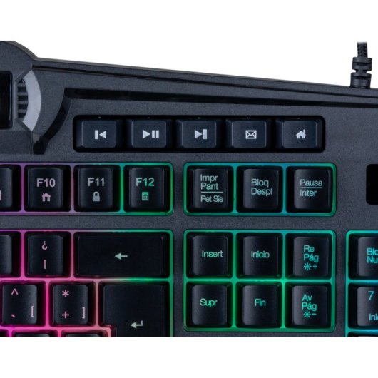 Nacon CL-210 Teclado de Membrana Gaming RGB Negro