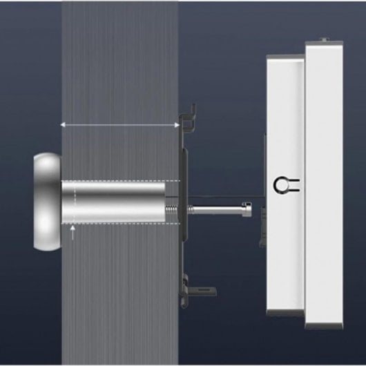 EZVIZ HP2 Mirilla Inteligente Inalámbrica Plata