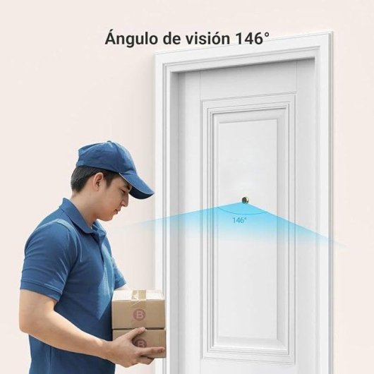 Spioncino Digitale Wi-Fi EZVIZ HP2 146° Schermo 4,3” Batteria ricaricabile