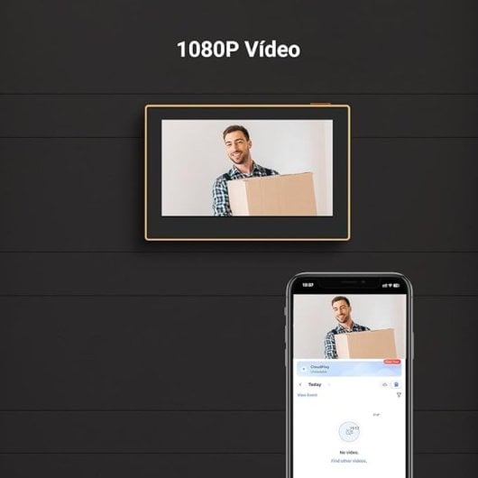 EZVIZ HP2 Óculo Inteligente Sem Fios Dourado