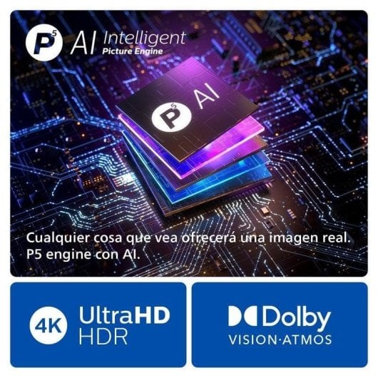 TV Philips OLED 48OLED819 48" 4K UltraHD 120Hz Smart TV Google TV HDR10+ Dolby Atmos Ambilight