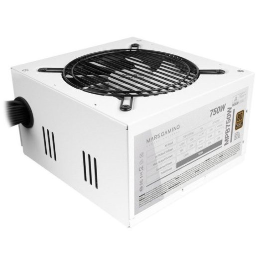 Mars Gaming MPB750 750W 80 Plus Bronze Blanc
