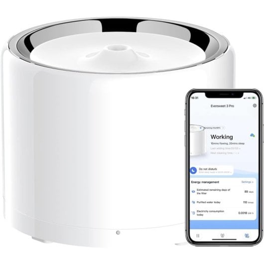 Petkit Eversweet 3 Pro UVC Bebedero Inteligente para Mascotas 1.8L