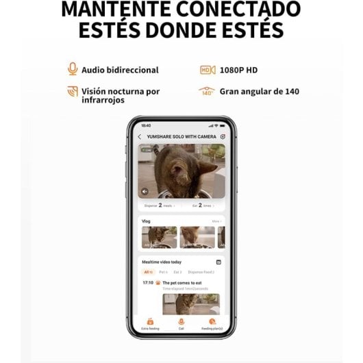 Mangeoire intelligente Petkit Yumshare Solo avec caméra 3L