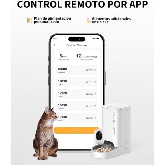 Mangeoire intelligente Petkit Yumshare Solo avec caméra 3L