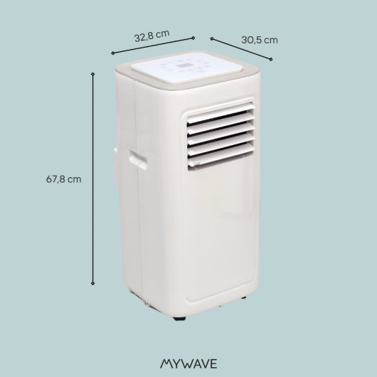 MyWave MWAC-7K Aire Acondicionado Portátil 7K 1750 frigorías Blanco