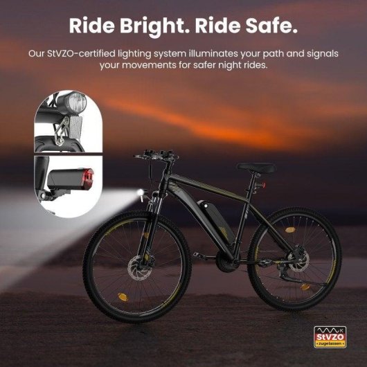 Bicicletta Elettrica Touroll U1 26 250W 468Wh