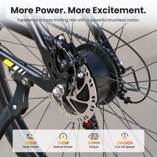 Bicicletta Elettrica Touroll U1 26 250W 468Wh