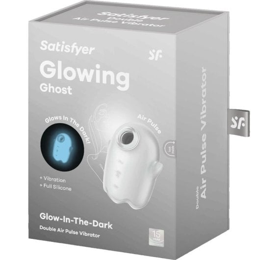 Satisfyer Glowing Ghost Air Pulse e vibratore giallo