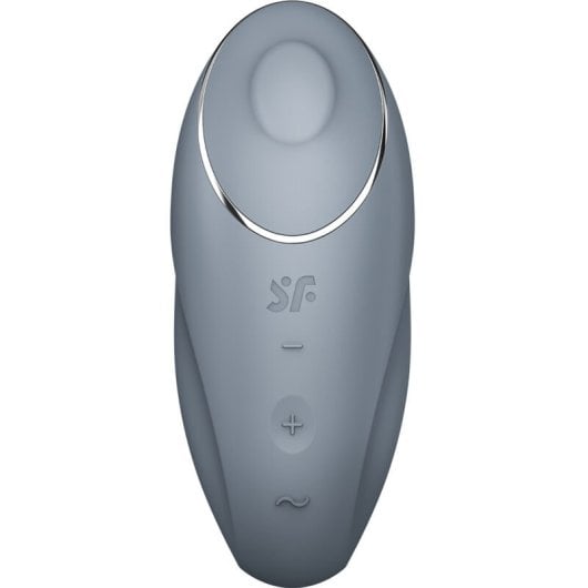 Satisfyer Tap & Climax 1 vibratore da appoggio grigio