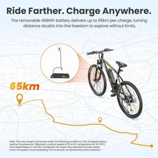 Touroll U1 29 E-Bike 250W 45Nm Batterie 468Wh 65km 21 Gänge Shimano