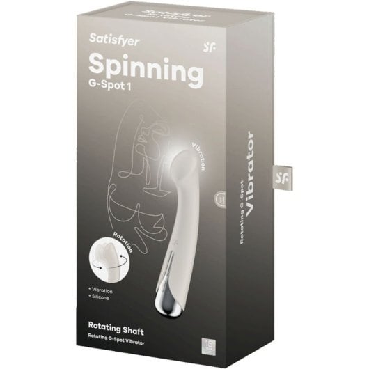 Vibratore rotante Satisfyer Spinning G-sport 1 Beige