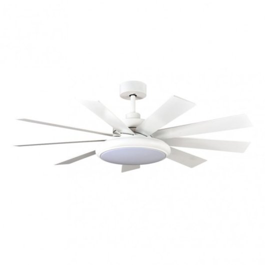 Ventilateur de Plafond avec Lumière LED Iluminashop Vera 36W 132cm 6 Vitesses Moteur DC Télécommande Hiver