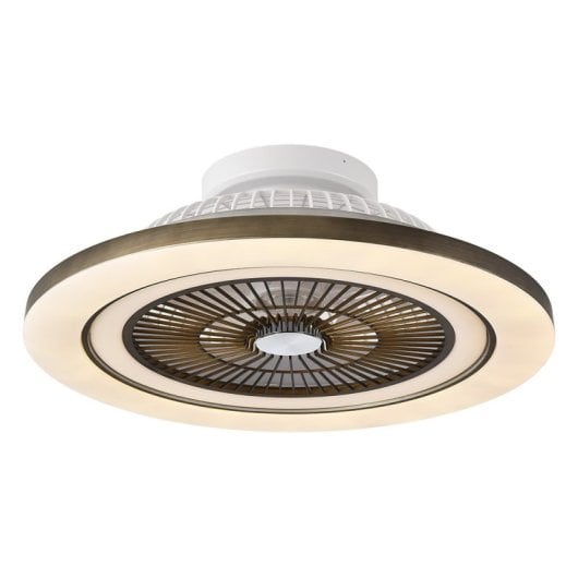 Deckenventilator mit LED-Licht IluminaShop 72W 5 Flügel 6 Stufen Fernbedienung Winterbetrieb