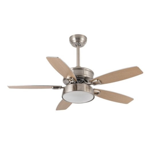 Deckenventilator mit LED-Licht Iluminashop 30W 107cm 6 Stufen Fernbedienung DC-Motor