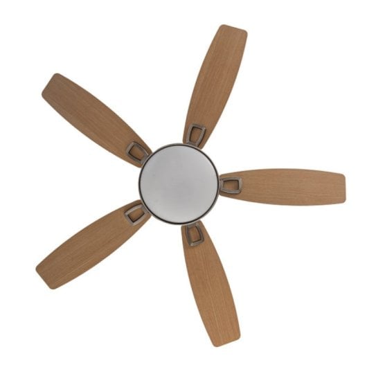 Deckenventilator mit LED-Licht Iluminashop 30W 107cm 6 Stufen Fernbedienung DC-Motor