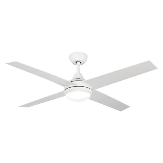 Iluminashop Ventilador de Techo con Luz LED y Mando 18W Blanco