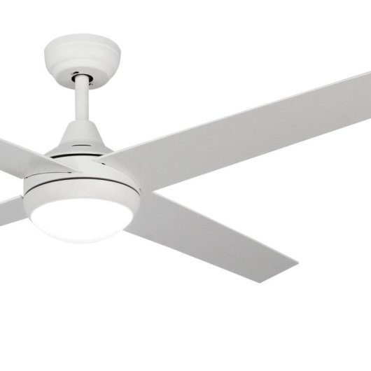 Iluminashop Ventilador de Techo con Luz LED y Mando 18W Blanco